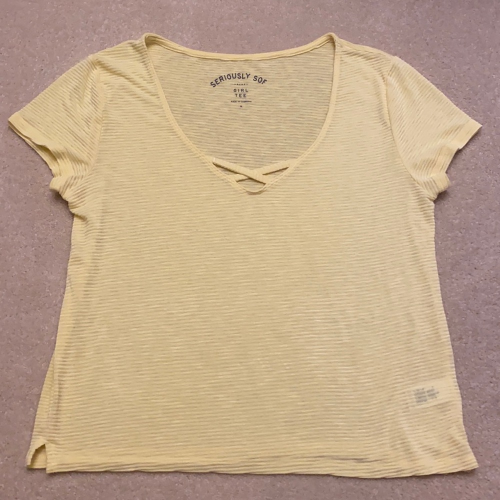Aeropostale Medium Striped T-Shirt